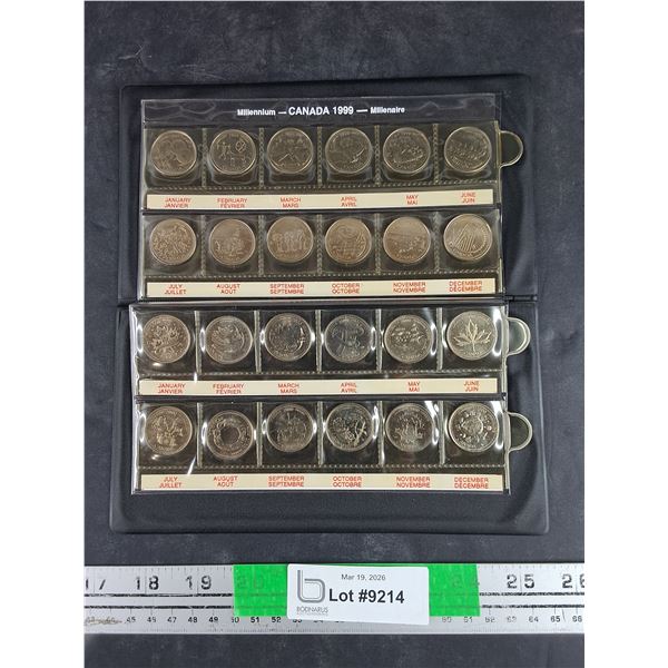 Canada 1999 & 2000 Millennium Quarters Collection
