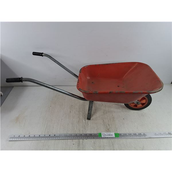 Vintage Haemmerlin Wheel Barrel 26" x 12" x 13" - PICK UP ONLY