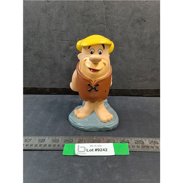 Vintage Barney Rubble Flintstones Coin Bank, Approx 7" Tall