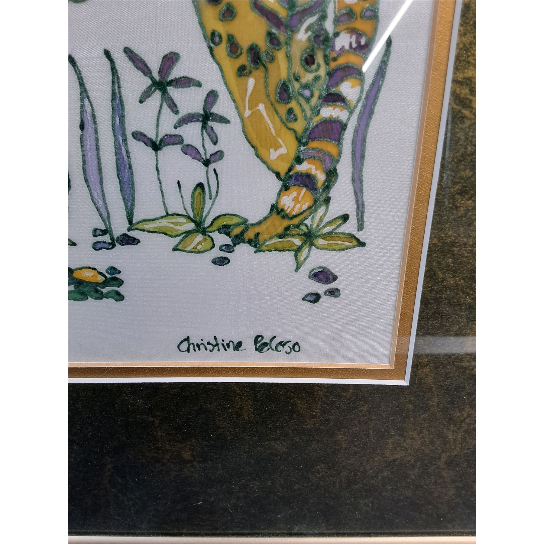 # Framed Cheetah Art Print, by Christine Belose, 14