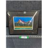 Image 1 : Framed Mountain Print by Mark Sharp, 11" x 14"