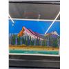 Image 3 : Framed Mountain Print by Mark Sharp, 11" x 14"