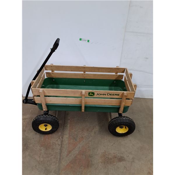 *38" x 18" x 22" Metal John Deer Wagon, Cannot ship