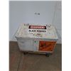 Image 1 : *Vintage Steel Explosive Material Transporting Box, 17" x 27" x 16", Cannot Ship, Dolly Not Included