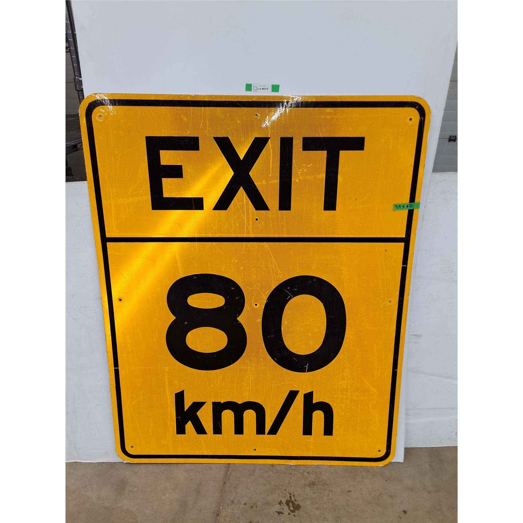Vehicles Cannot Exit Sign * Large 59