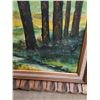 Image 6 : *Vintage Framed Jerry Doell Painting Depicting a Road, Cannot Ship, Measurements In Pics