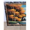 Image 3 : * Vintage Framed Mountain Painting, Measurements In Pics, Cannot Ship