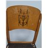 Image 4 : *Vintage Wooden Side Chair w/ Decorative Ornate Stenciled Backrest, Cannot Ship, Needs TLC