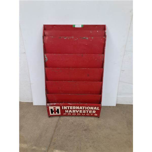 *Vintage Metal International Harvester Store  Display Stand, 27" x 44" -CANNOT SHIP