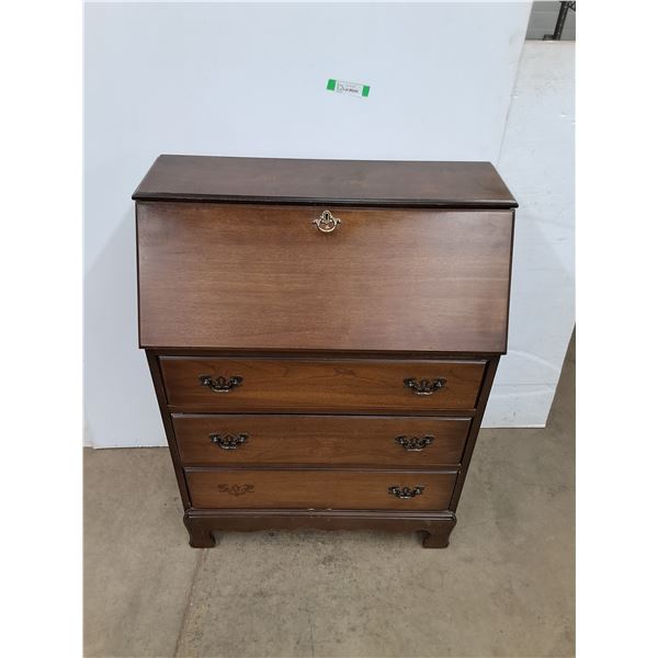 *Vintage Krug Secretary Desk, 14" x 30" x 40", Cannot Ship