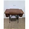 Image 1 : *Vintage Singer Sewing Machine Cabinet w/ Sewing Machine, 34" x 16" x 30", Cannot Ship, As Is