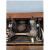 Image 5 : *Vintage Singer Sewing Machine Cabinet w/ Sewing Machine, 34" x 16" x 30", Cannot Ship, As Is