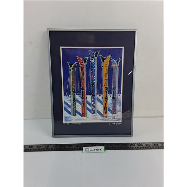 "The Line-Up" 11" x 14" Framed Print by Cori Ross
