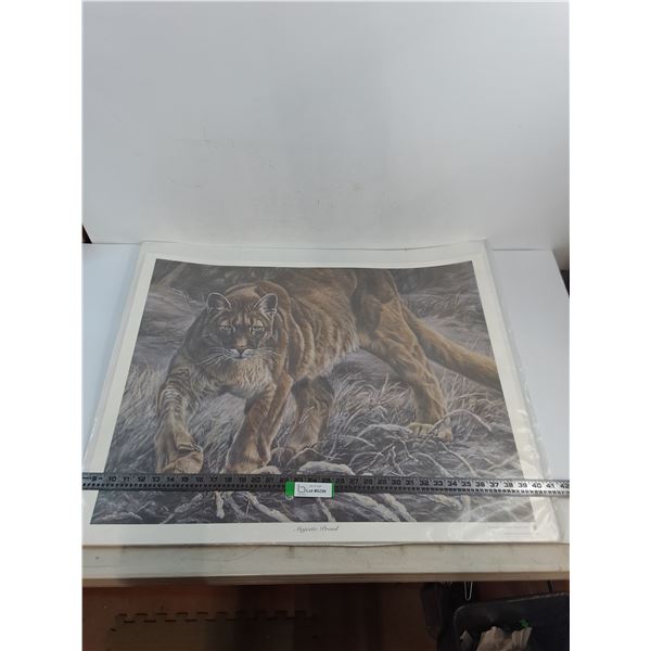 *"Majestic Prowl" Unframed 32" x 26" Print by Gail Adams - PICK UP ONLY