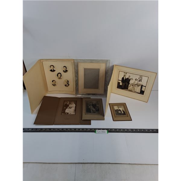 Vintage Photos & Plastic Frame