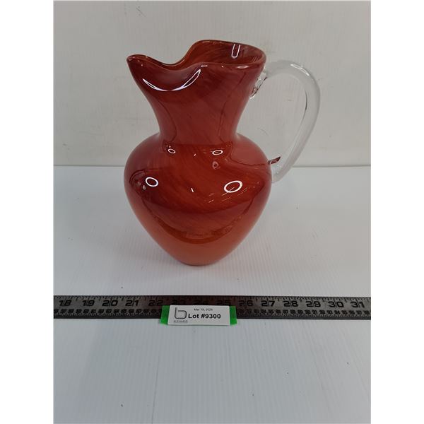 Art Glass Pitcher