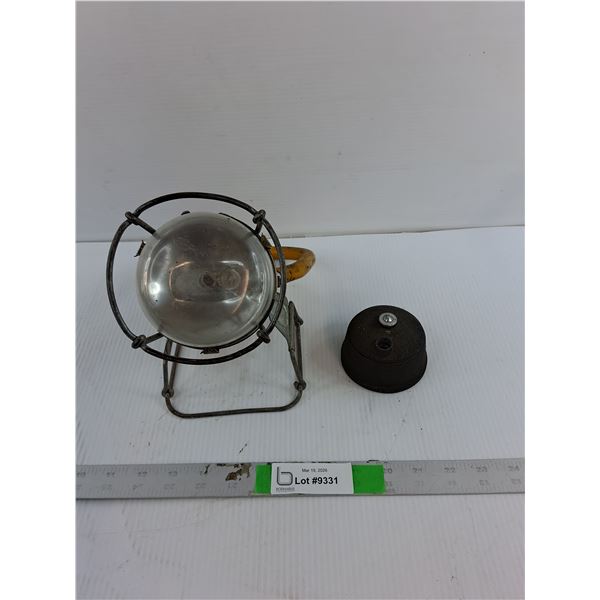 Vintage Pencil Sharpener & Work Light- Powers On