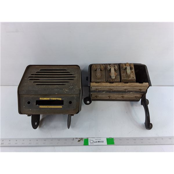 Ford Model T Coil Box & Fender Mount Radio Box - PICK UP