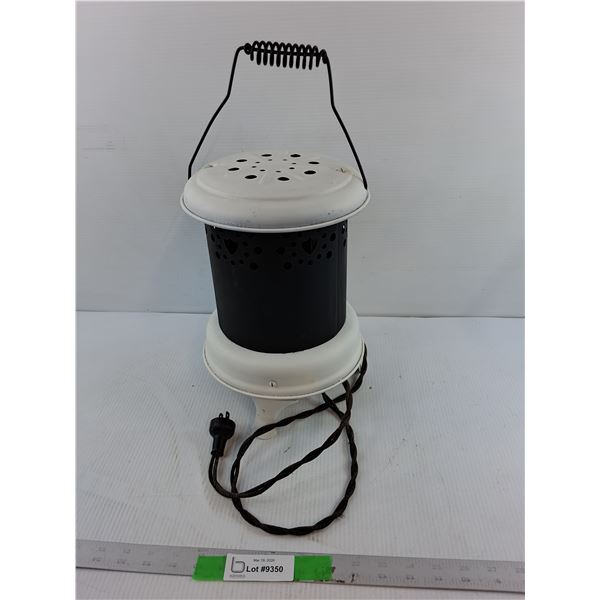 Metal Electric Heater 12"- Powers On, As Is