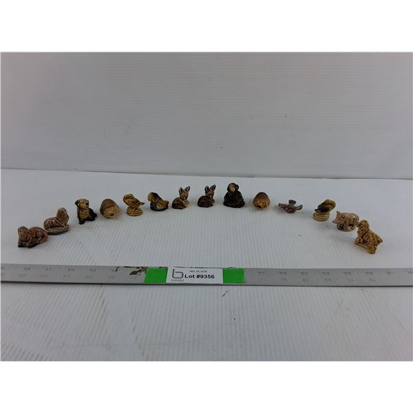 (14) Red Rose Wade Tea Animal Figurines