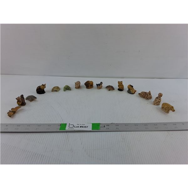 (15) Red Rose Wade Tea Mostly Animal Ceramic Figurines