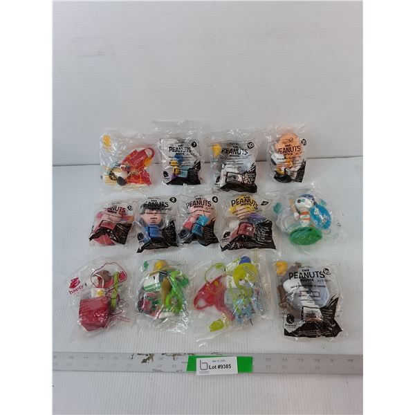 (13) Peanuts Happy Meal Figurines- Sealed