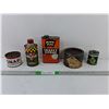 Image 1 : Vintage Oil/Insect Spray Tins- Empty & Avblend Additive- Full, Cannot Ship