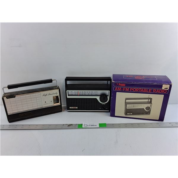 Nanaola & Prosonic Portable Radios- As Is