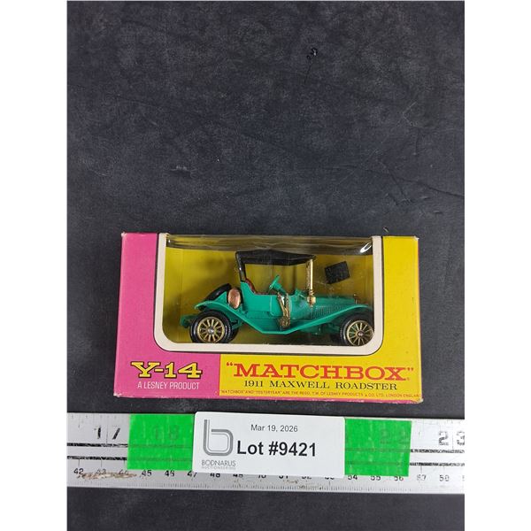 Vintage Y14 Matchbox 1911 Maxwell Roadster