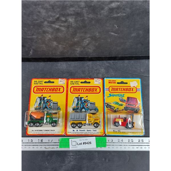 (3)  MatchBox Die Cast Toy Models