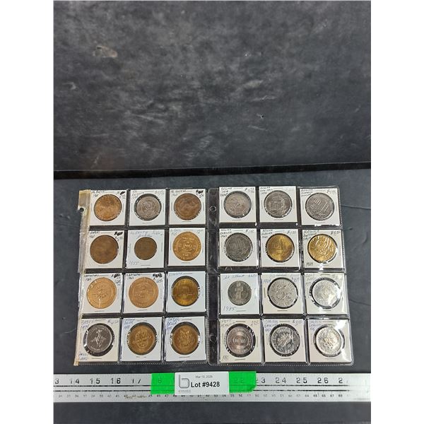 Assorted Vintage Canadian Tokens - Collectible