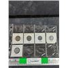 Image 1 : Vintage 1950s Canadian 5 Cents Coins - Collectible