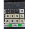 Image 1 : Vintage 1970s Canadian 5 Cents Coins