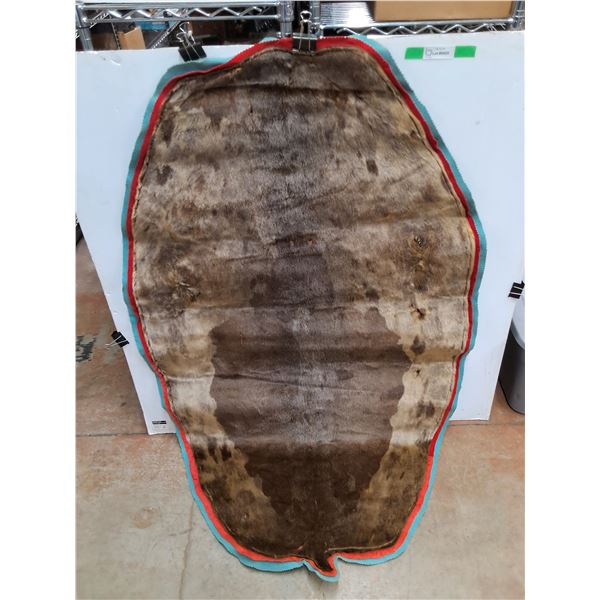 Seal Pelt Rug 63" x 38" - PICK UP ONLY