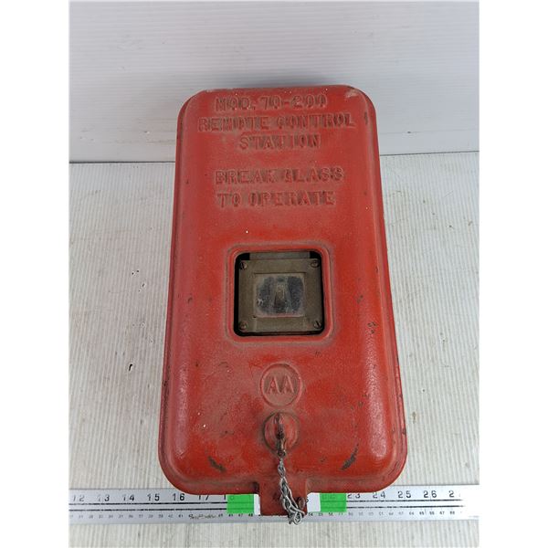 Vintage Cast Iron Remote Control Station Model 70 - 200 - As Is, PICKUP ONLY