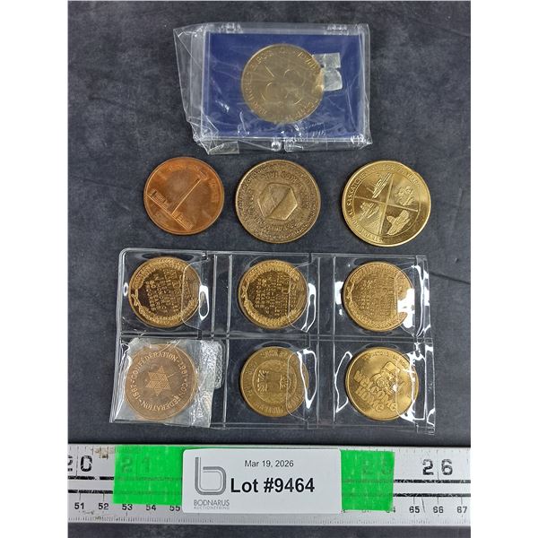(10) Collector Tokens/Medallions