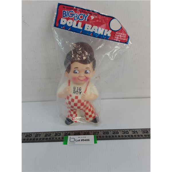 Vintage Sealed "Big Boy" Doll Bank