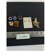 Image 1 : (5) Rings (Sizes 6-8), Earrings & Brooch Set, Grad Bracelet