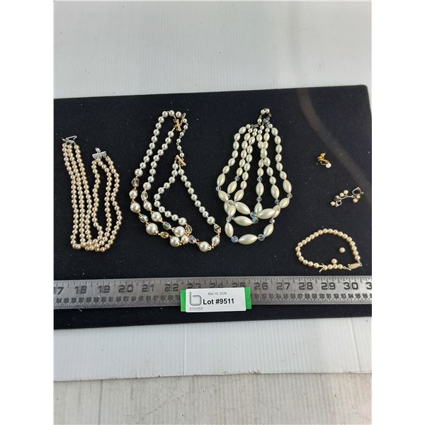 Vintage Necklaces, Bracelets & Earrings - Some Need Repair