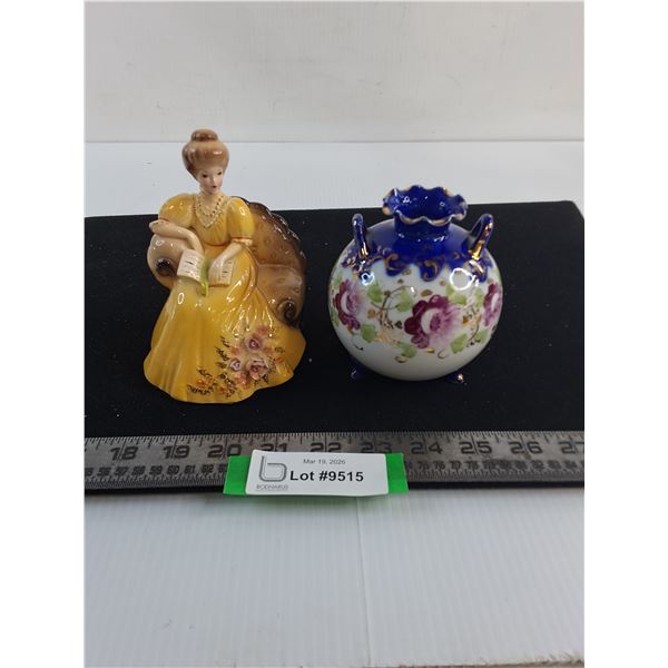 (2) Vintage Ornamental Ceramics