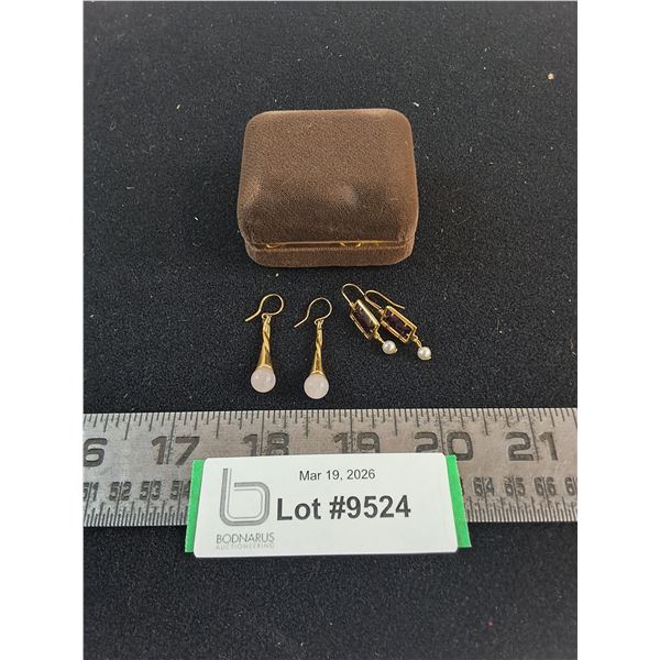 (2) Sets of Vintage Earrings