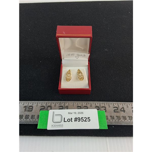^ Pair of 10k Gold Earrings