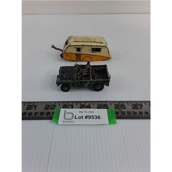 (2) Vintage Die-Cast Vehicle Toys - As is