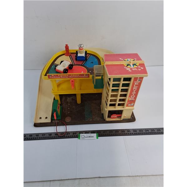 Vintage Fisher-Price Toy Parkade - 18x16x10"  -  PICK UP