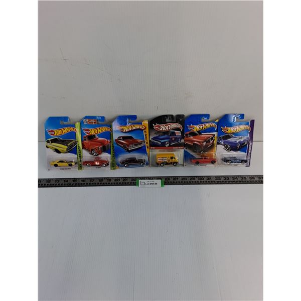 (6) NIB Hot Wheels Toy Vehicles