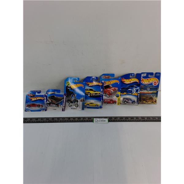 (7) NIB Hot Wheels Toy Vehicles