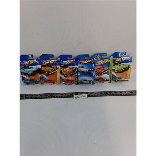 (6) NIB Hot Wheels Toy Vehicles