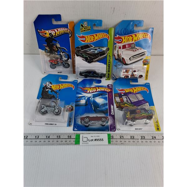 (6) NIB Hot Wheels Toy Vehicles