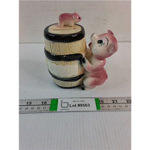 Vintage Ceramic Piggy Bank-Made in Japan