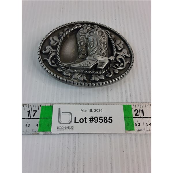 Cowbot Boots Belt Buckle